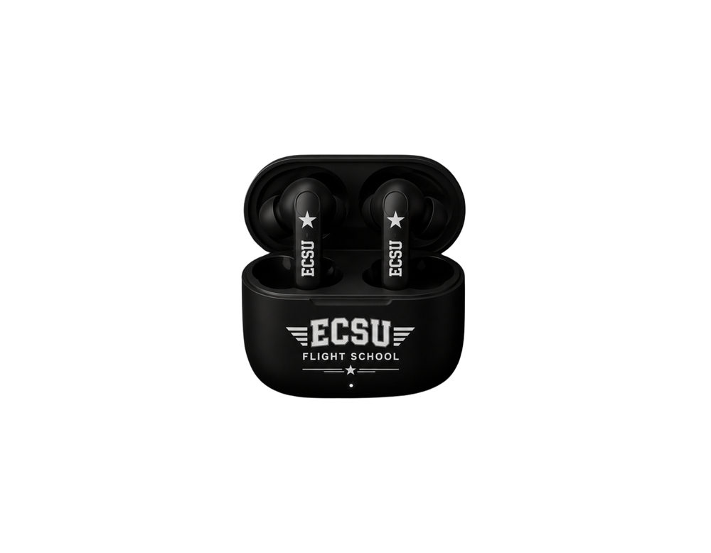 Elizabeth City State University Flight School Wireless Earbuds