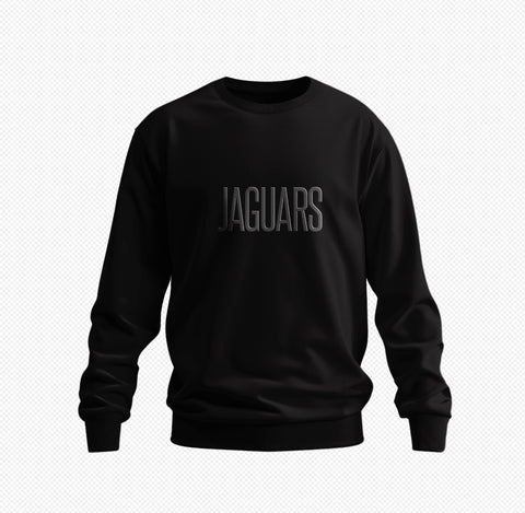 All Black Everything HBCU Embroidered Crew