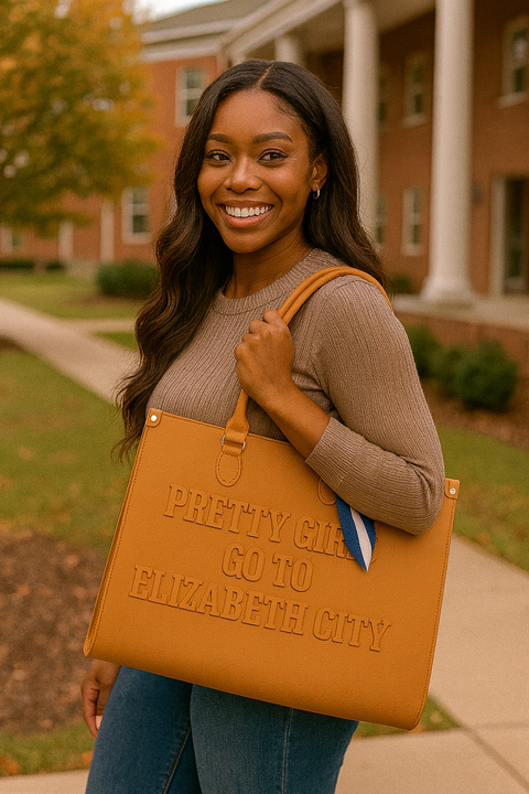 π
πΎ Pretty Girls Go to HBCUs Tote β Elizabeth City State University