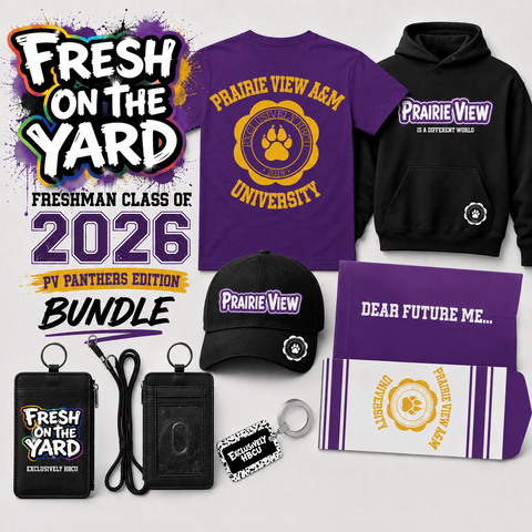 Fresh on the Yard Bundle: HBCU Freshman Class of 2026 (PV Panthers) - Exclusively HBCU