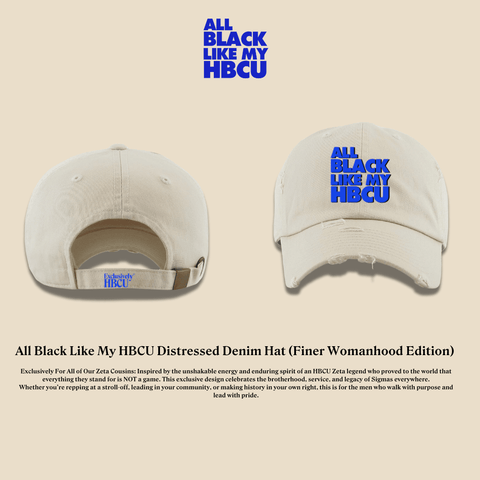 All Black Everything Dad Hat: So Sweet Edition - Exclusively HBCU