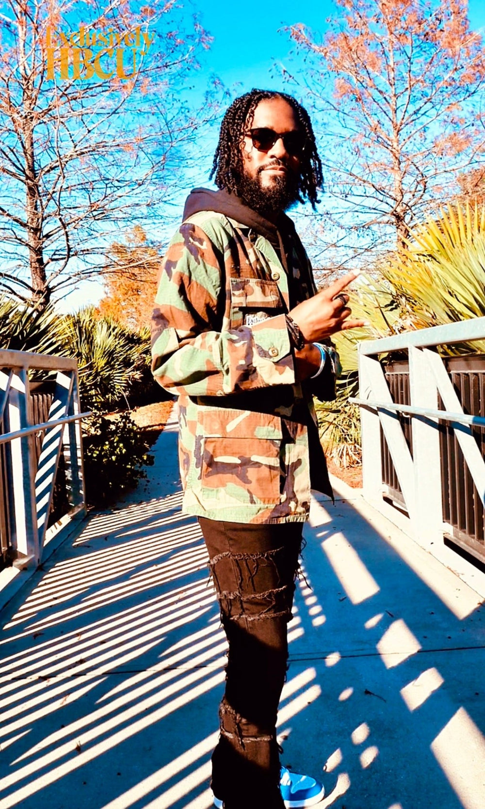Blu & Degreed Camo Jacket - Exclusively HBCU