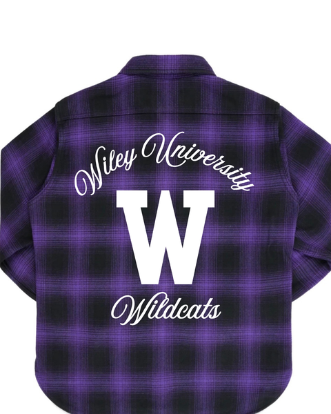 Wiley U HBCU Inspired Flannel