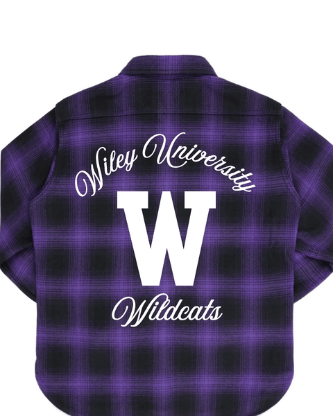 Wiley U HBCU Inspired Flannel - Exclusively HBCU