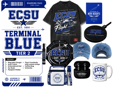 Elizabeth City State University Tier 2: Terminal Blue - Exclusively HBCU