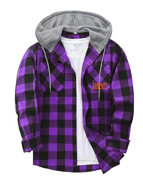 EWU Inspired Flannel Shirt Jacket