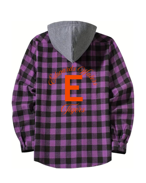 EWU Inspired Flannel Shirt Jacket