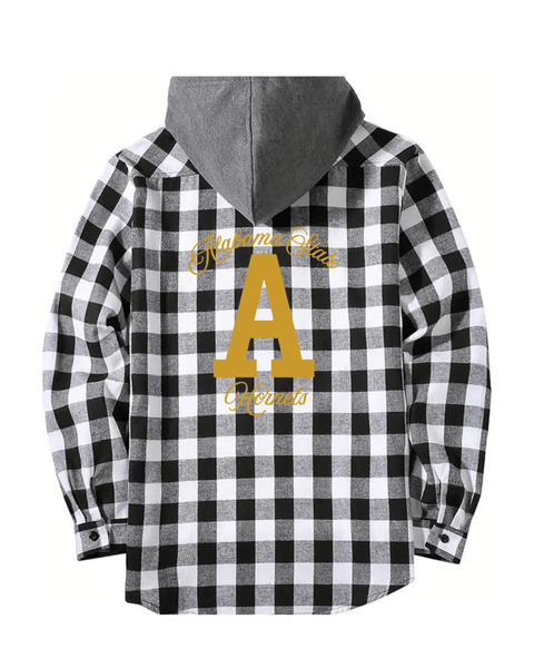 Alabama State Inspired Flannel Shirt Jacket - Exclusively HBCU