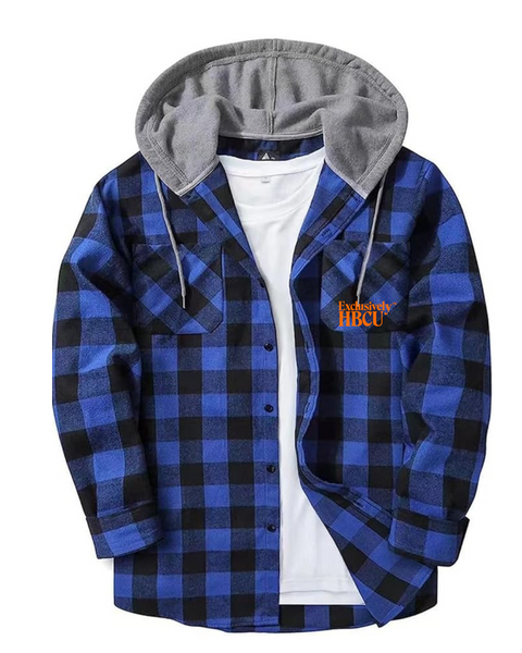 Morgan State Inspired Flannel Shirt Jacket