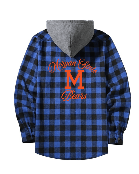 Morgan State Inspired Flannel Shirt Jacket - Exclusively HBCU