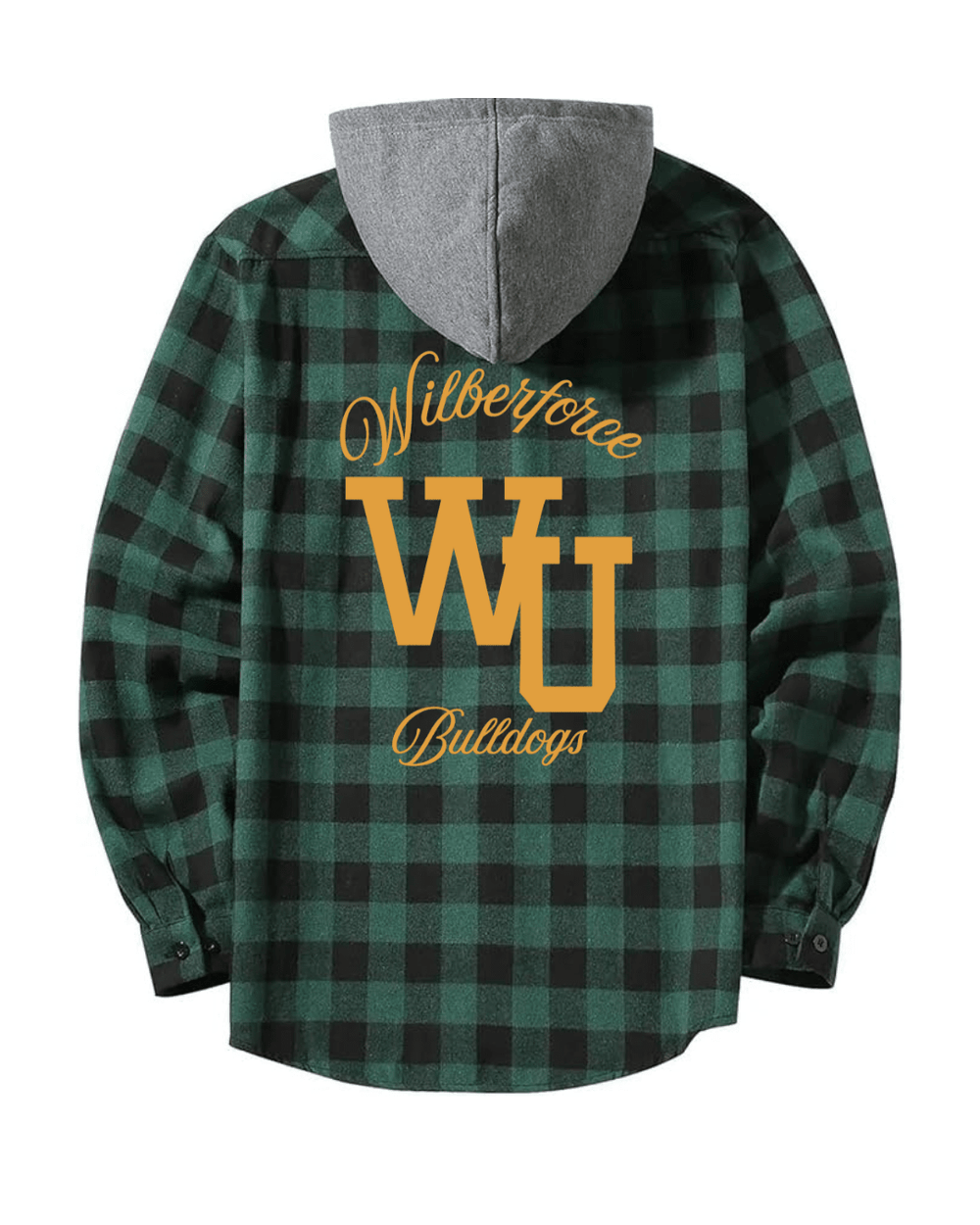 The WU Inspired Flannel Shirt Jacket - Exclusively HBCU