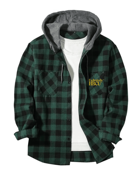 The WU Inspired Flannel Shirt Jacket - Exclusively HBCU