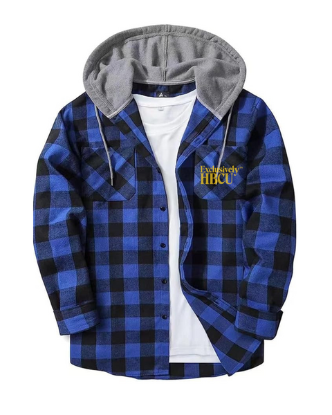NCAT Inspired Flannel Shirt Jacket