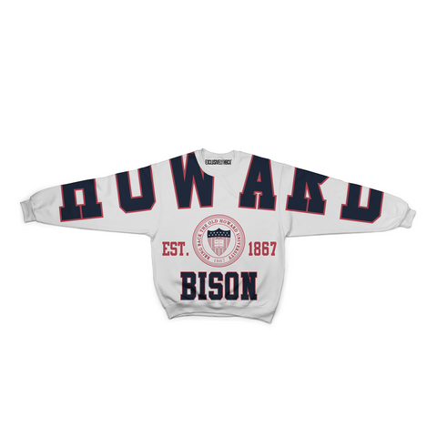 Oversized Retro HBCU Crew