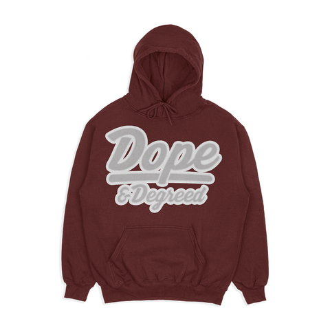 Dope and Degreed HBCU Inspired Patch Crew or Hoodie