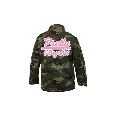 Pretty & Degreed Camo Jacket (Pre-Order)