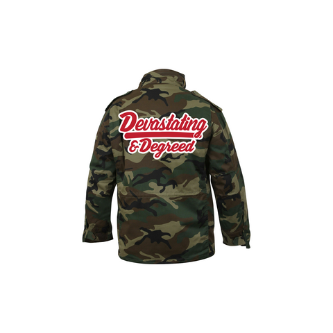 Devastating & Degreed Camo Jacket