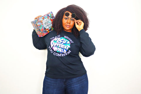 HBCUs A Different World Long Sleeve Tee - Exclusively HBCU
