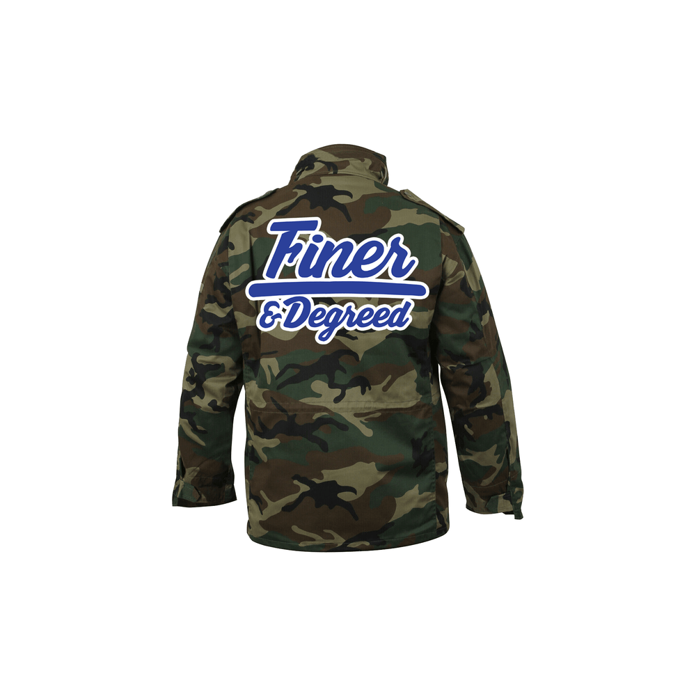 Finer & Degreed Camo Jacket - Exclusively HBCU
