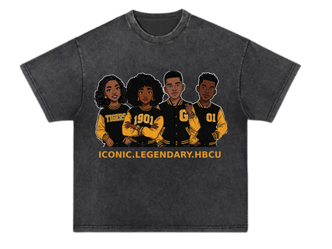 HOCO Iconic. Legendary. HBCU Cartoon Tee