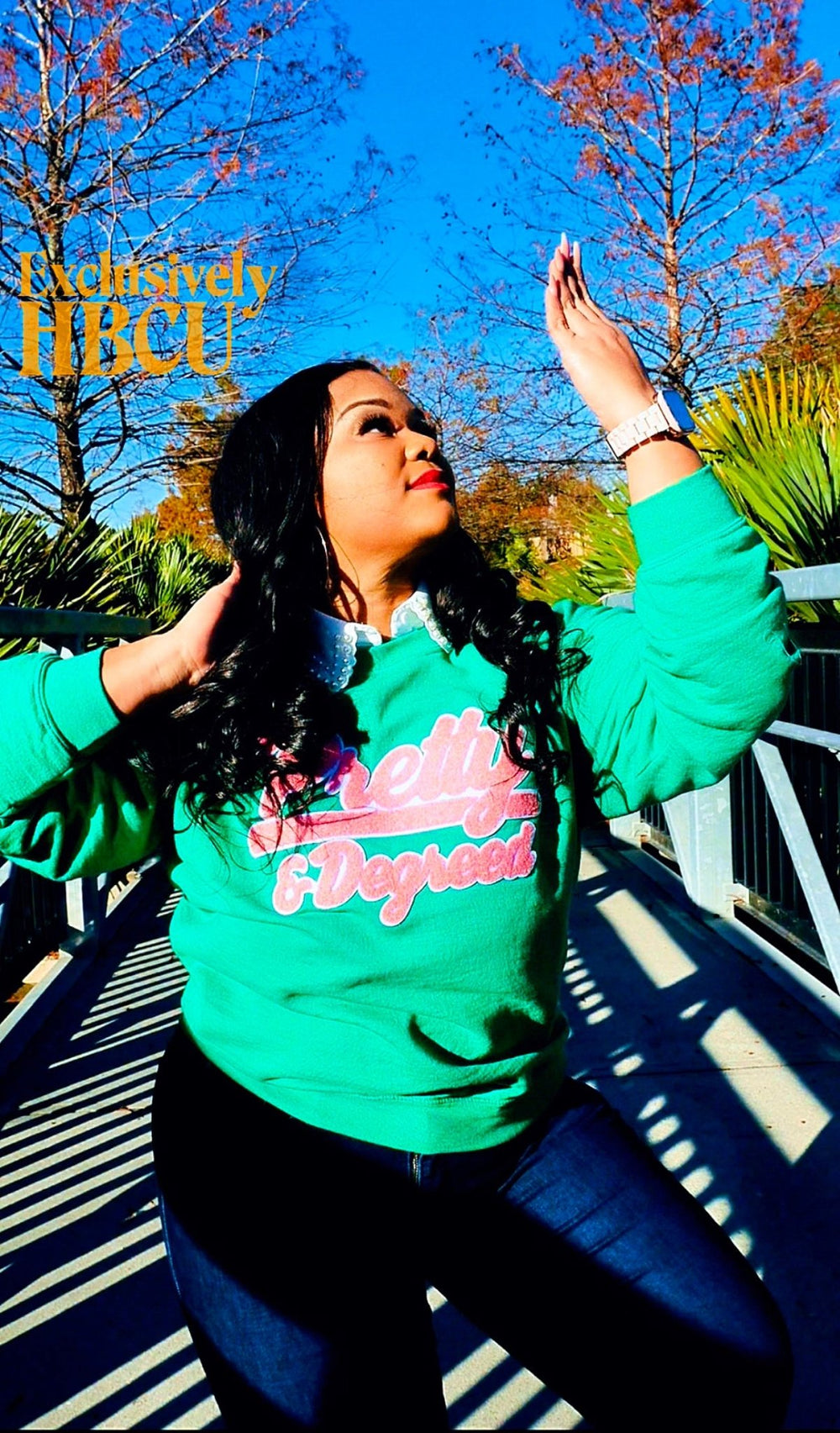 Pretty & Degreed Crew & Hoodie (In Stock!) - Exclusively HBCU