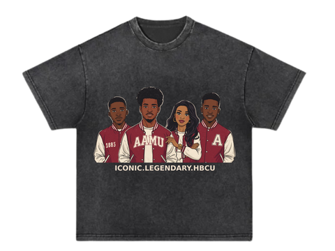 HOCO Iconic. Legendary. HBCU Cartoon Tee