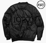 All Black Like My HBCU Black on Black Bomber Jacket - Exclusively HBCU