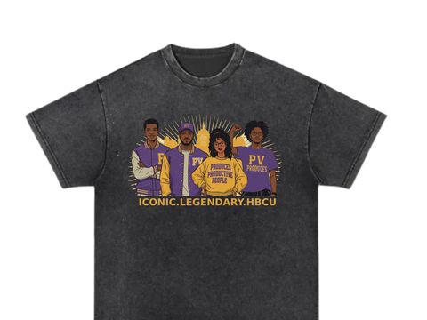 HOCO Iconic. Legendary. HBCU Cartoon Tee