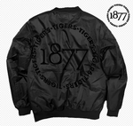 All Black Like My HBCU Black on Black Bomber Jacket - Exclusively HBCU
