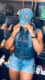 HBCU Black Excellence Denim Dad Hat - Exclusively HBCU