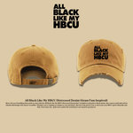 All Black Everything Dad Hat: Grambling State Inspired - Exclusively HBCU