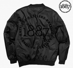 All Black Like My HBCU Black on Black Bomber Jacket - Exclusively HBCU
