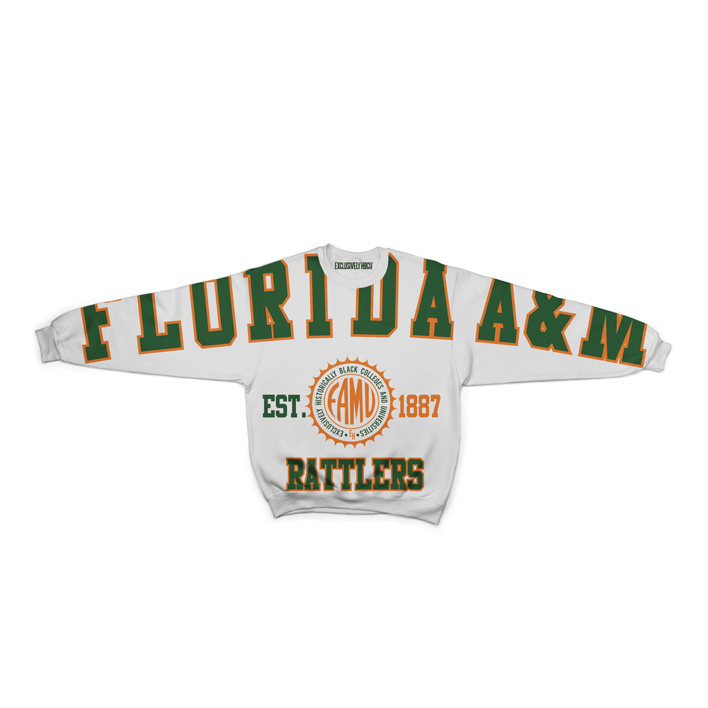 Oversized Retro HBCU Crew - Exclusively HBCU