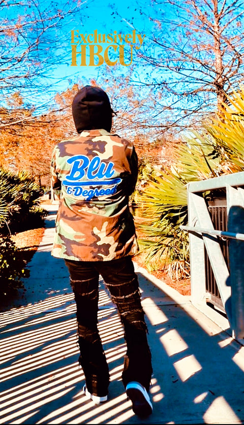Blu & Degreed Camo Jacket