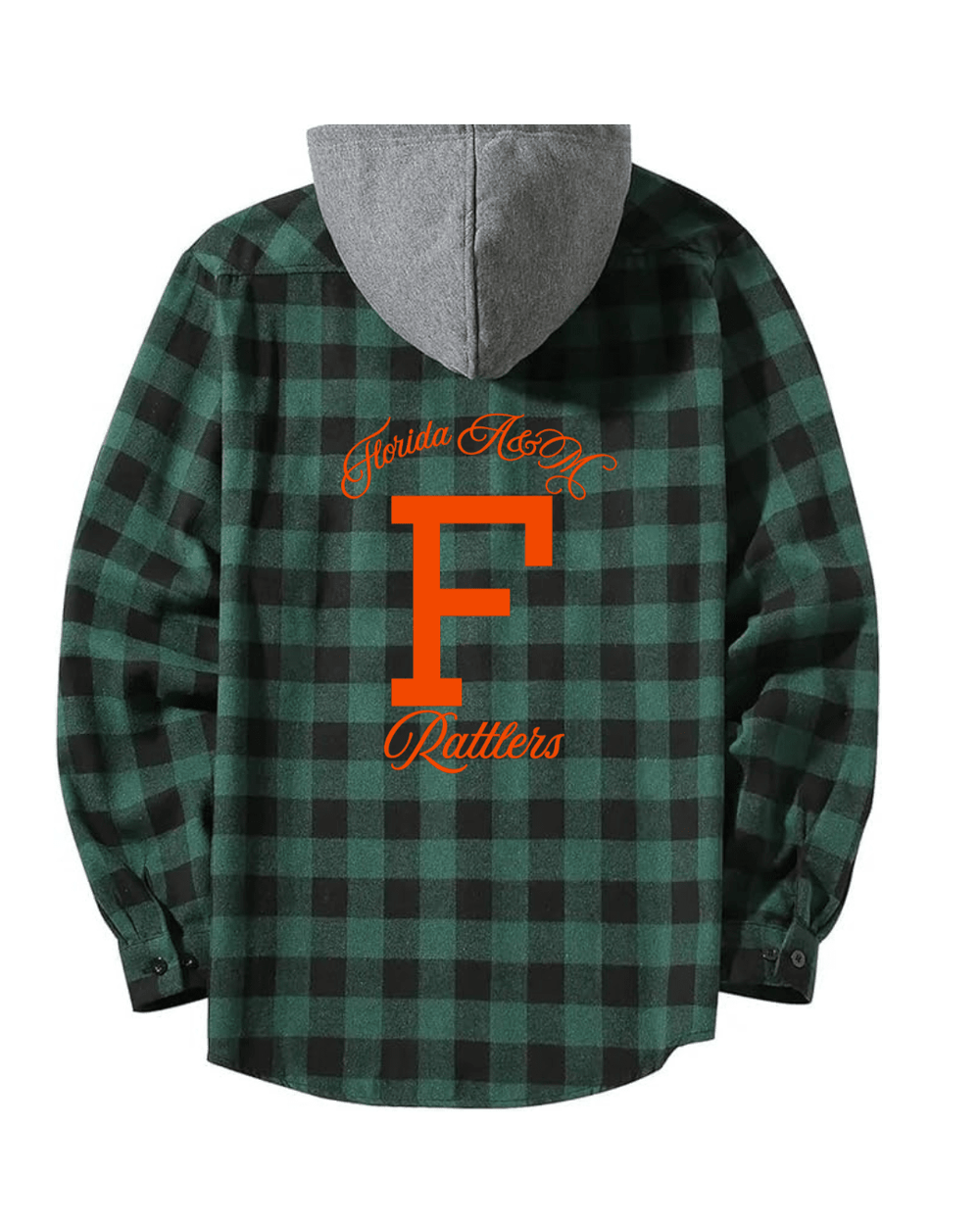 Rattler Inspired Flannel Shirt Jacket - Exclusively HBCU