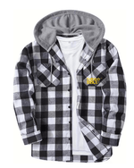 Alabama State Inspired Flannel Shirt Jacket - Exclusively HBCU