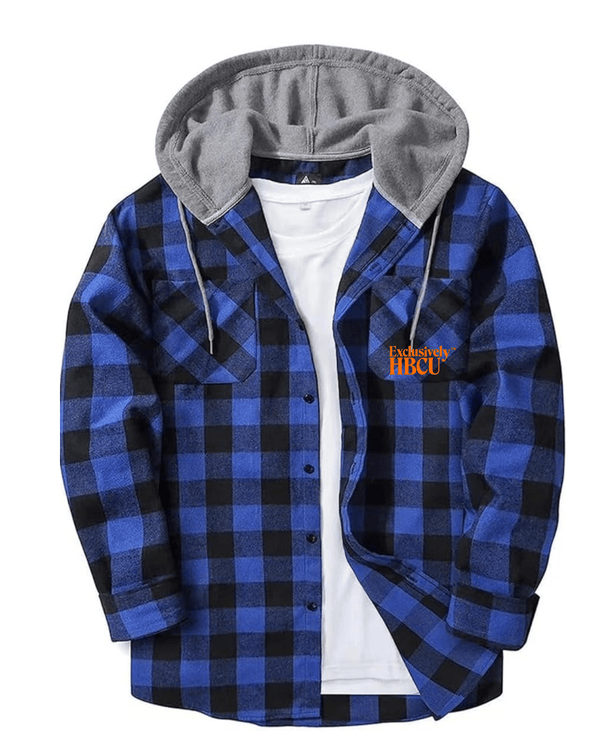 Morgan State Inspired Flannel Shirt Jacket - Exclusively HBCU