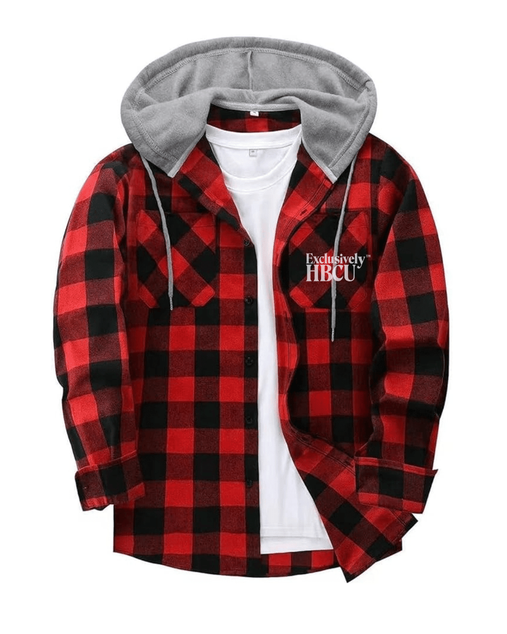 CAU Inspired Flannel Shirt Jacket - Exclusively HBCU
