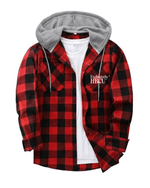 CAU Inspired Flannel Shirt Jacket - Exclusively HBCU