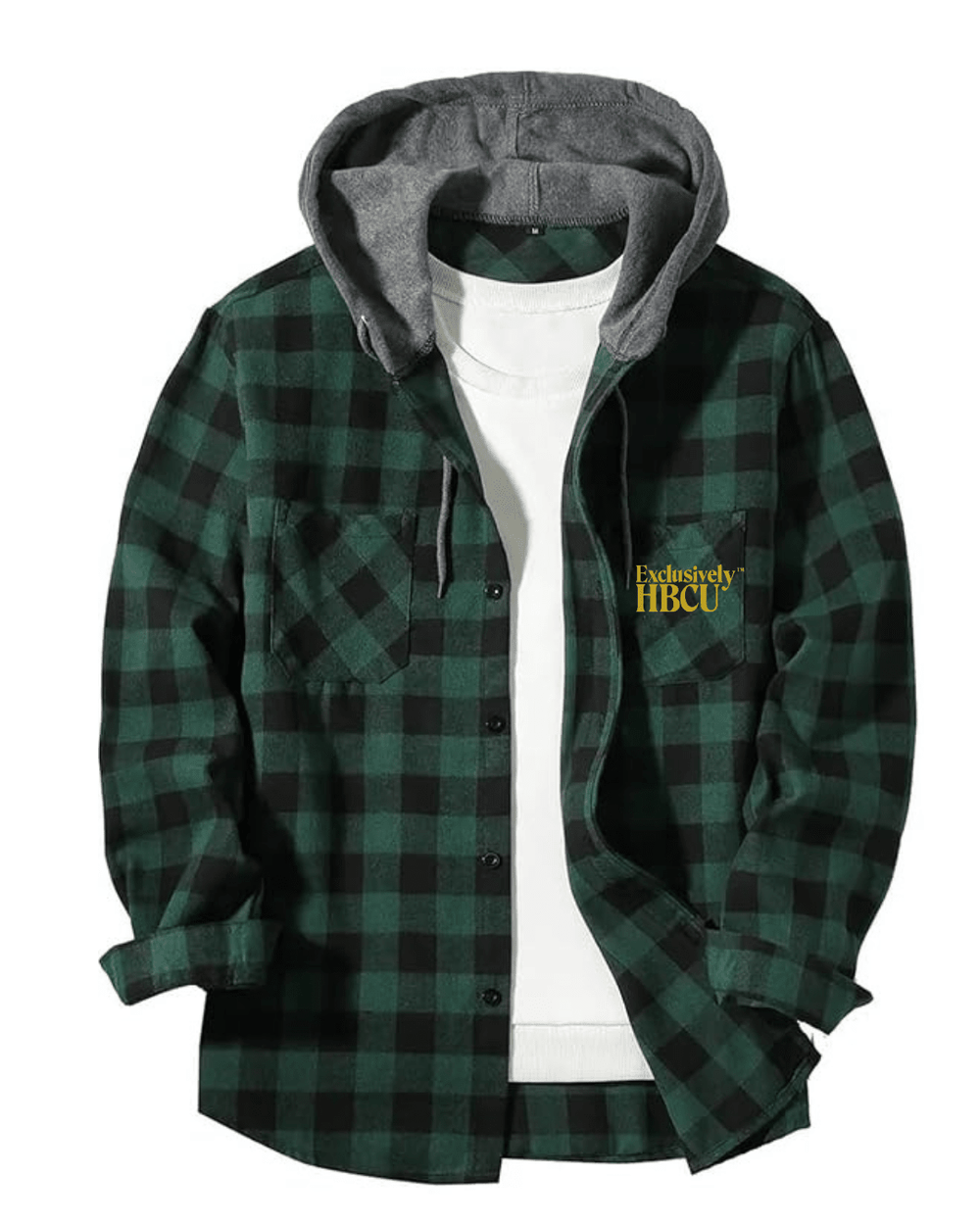 The WU Inspired Flannel Shirt Jacket - Exclusively HBCU