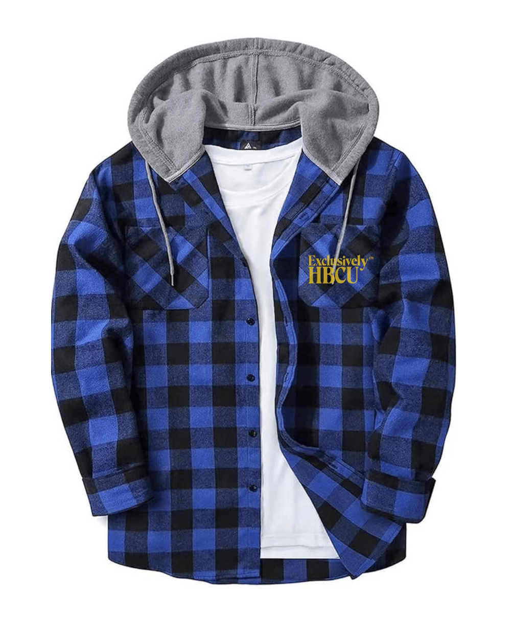 NCAT Inspired Flannel Shirt Jacket - Exclusively HBCU