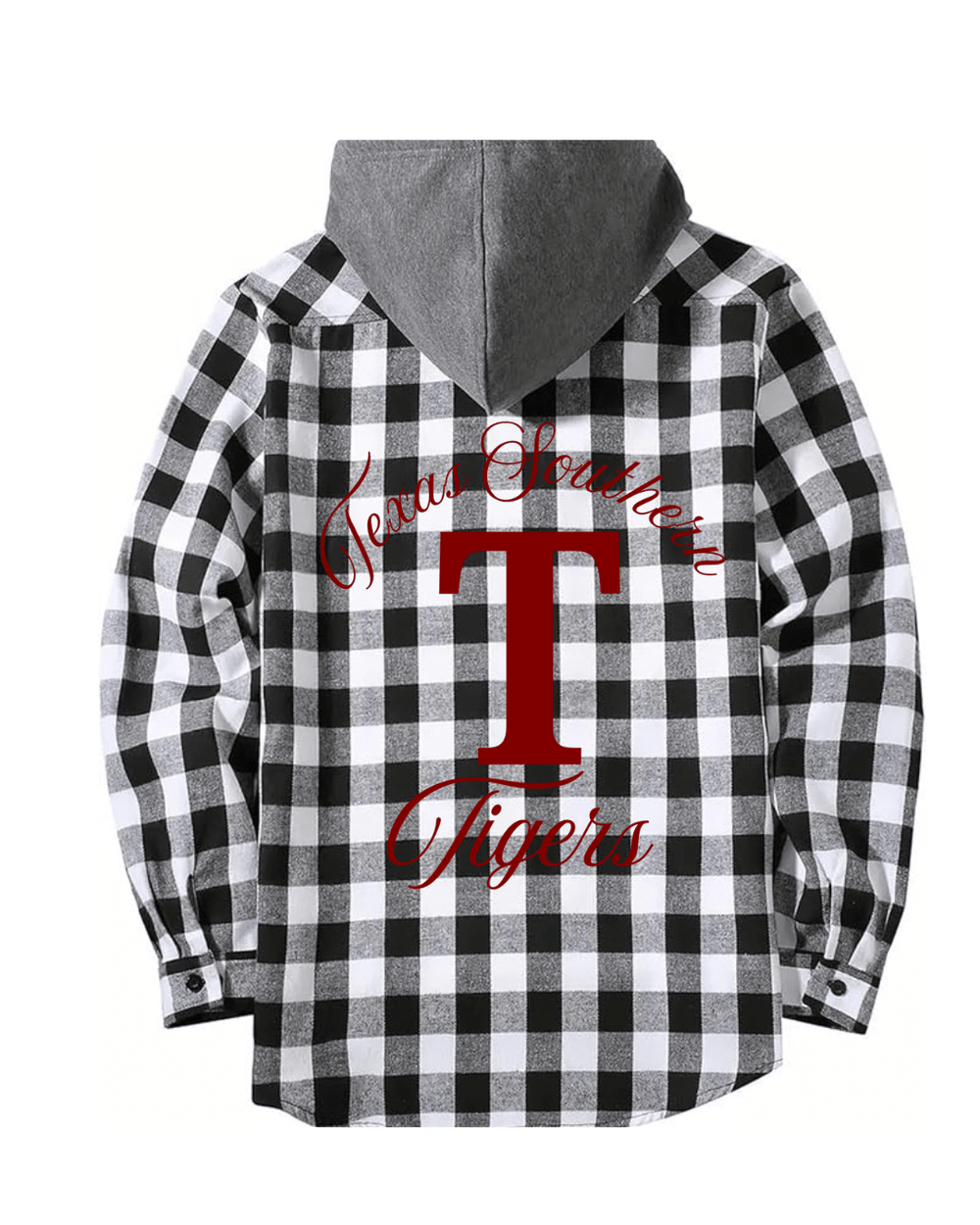 Texas Southern Inspired Flannel Shirt Jacket - Exclusively HBCU