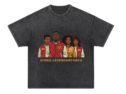 HOCO Iconic. Legendary. HBCU Cartoon Tee