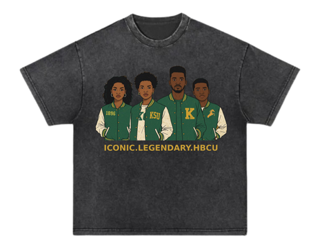 HOCO Iconic. Legendary. HBCU Cartoon Tee