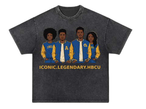 HOCO Iconic. Legendary. HBCU Cartoon Tee
