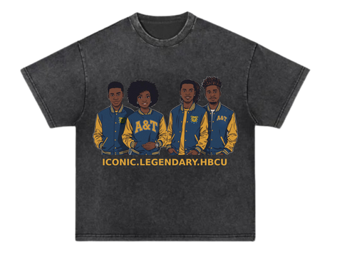 HOCO Iconic. Legendary. HBCU Cartoon Tee