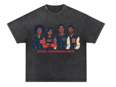 HOCO Iconic. Legendary. HBCU Cartoon Tee
