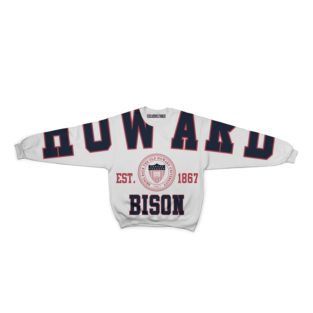 Oversized Retro HBCU Crew - Exclusively HBCU