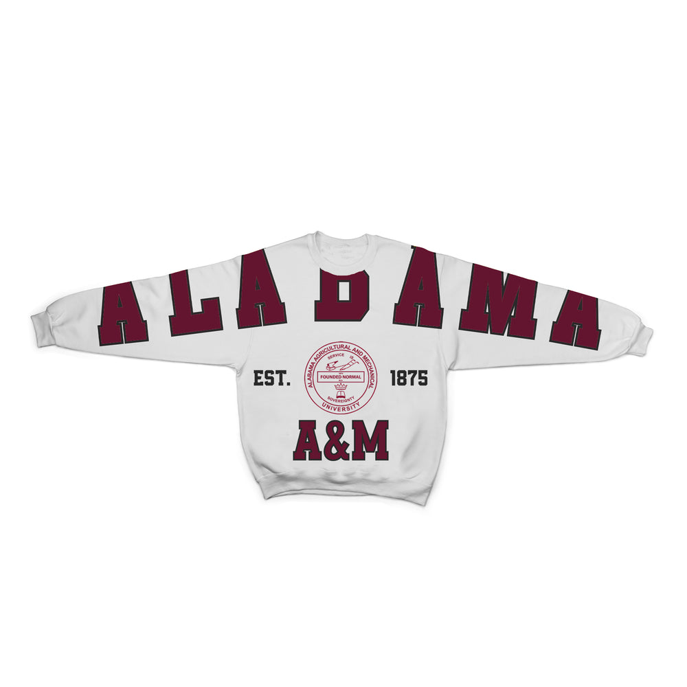 Retro Oversize AAMU Crew - Exclusively HBCU