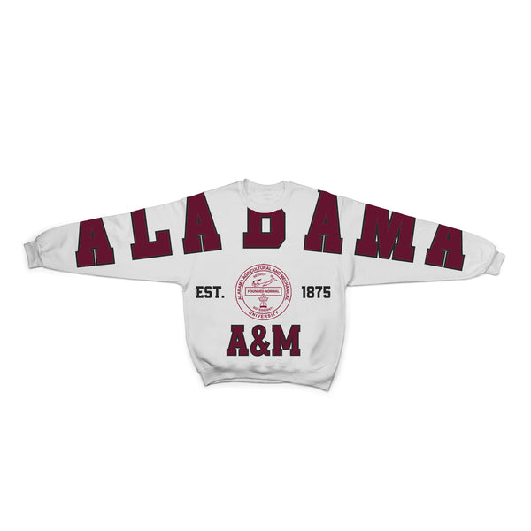 Retro Oversize AAMU Crew - Exclusively HBCU